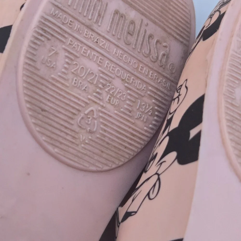 Mini Melissa Mickey Mouse 90th Anniversary The‎ True Original Flats Size 7c